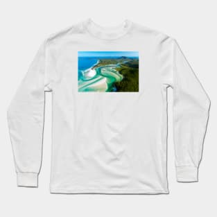 Hill Inlet, Queensland Long Sleeve T-Shirt